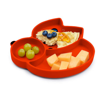 Melii Eco Friendly Silicone Suction Kids Plate | Bpa Free Divided Toddler Plate - My Little Thieves