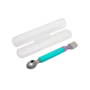 Melii Kids Portable Detachable Spoon & Fork Set With Case | On The Go Cutlery - My Little Thieves