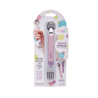 Melii Kids Portable Detachable Spoon & Fork Set With Case | On The Go Cutlery - My Little Thieves