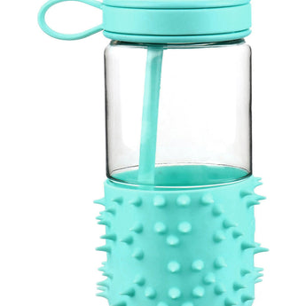 Melii Spikey Kids Water Bottle | Sensory Fidget Sleeve Straw Bottle - My Little Thieves