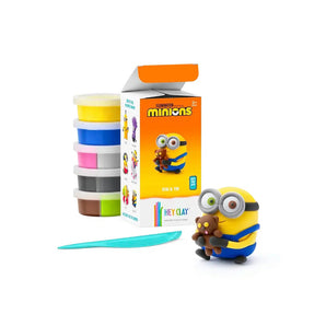 Hey Clay Minions Air-Dry Clay Sets with Interactive App for Creative Colourful Modelling