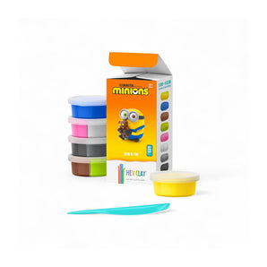 Hey Clay Minions Air-Dry Clay Sets with Interactive App for Creative Colourful Modelling