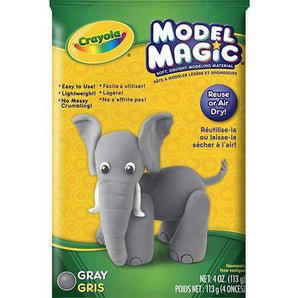 Model Magic, Clay 4 - oz. Pouch - Gray - My Little Thieves