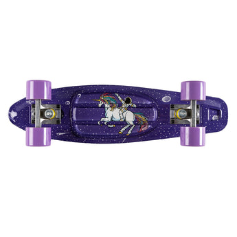 Momi Qkids Galaxy Kids Skateboard | Beginner Board With Shock Absorbers 3+ - My Little Thieves