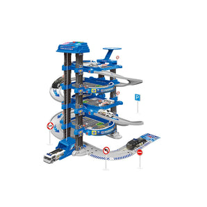 D-POWER Multicolor Level Lift Parking Set – Police Station Theme