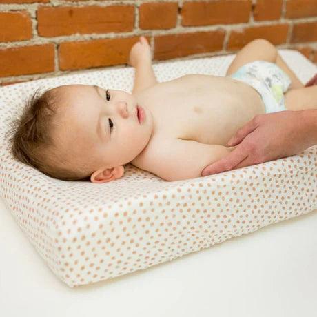 Muslin Change Pad Cover - Dots - My Little Thieves