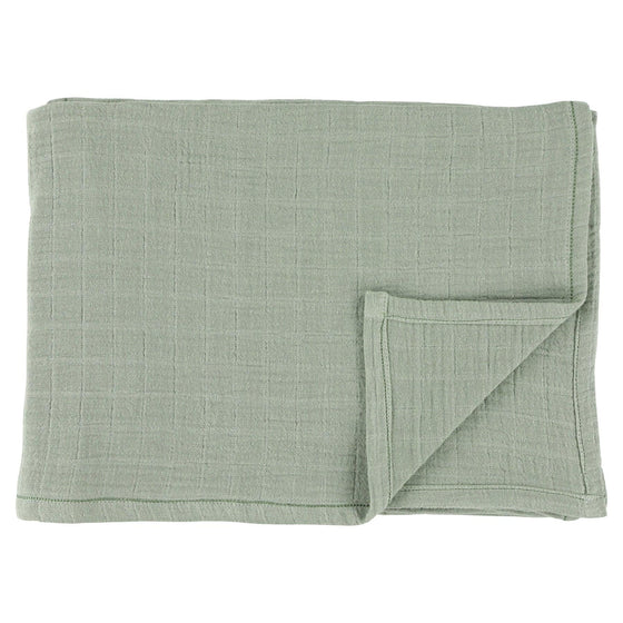Muslin Cloths (110 x 110cm) (2-Pack) - Bliss Olive - My Little Thieves