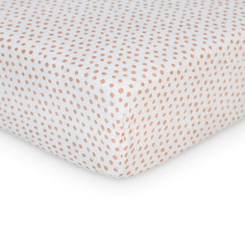Muslin Crib Sheet - Dots - My Little Thieves
