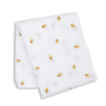 Muslin Swaddle - Bees - My Little Thieves