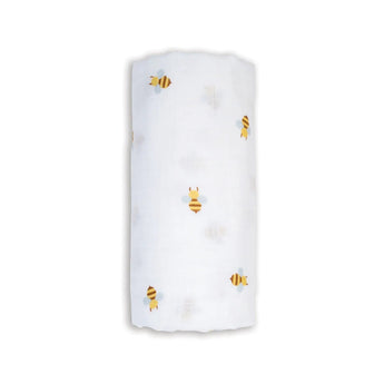 Muslin Swaddle - Bees - My Little Thieves