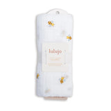 Muslin Swaddle - Bees - My Little Thieves