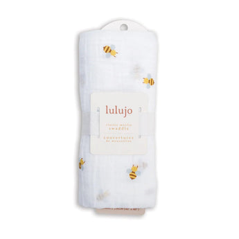 Muslin Swaddle - Bees - My Little Thieves
