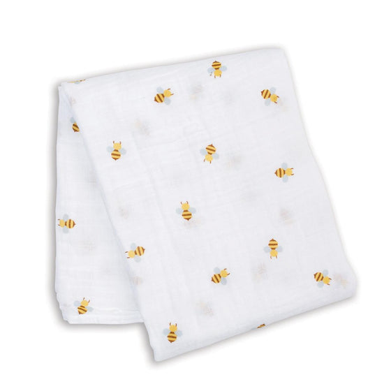 Muslin Swaddle - Bumbling Bee - My Little Thieves