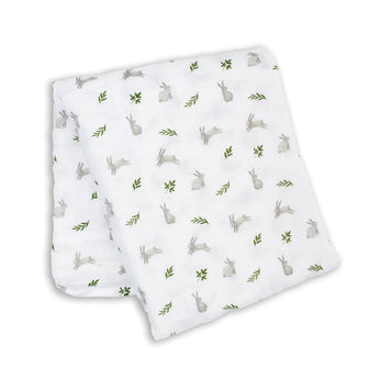 Muslin Swaddle - Bunnies - My Little Thieves