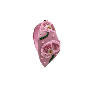My Little Thieves Beaded Citrus Slices Headband Blush - My Little Thieves