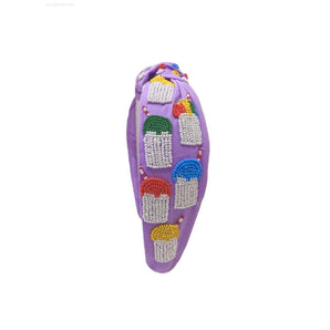 My Little Thieves Beaded Popsicle Headband Lilac | Kids - My Little Thieves