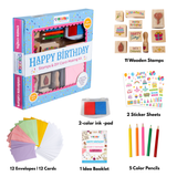 My Little Thieves Birthday Stamps Card Making Kit | Kids - My Little Thieves