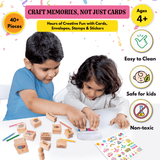 My Little Thieves Birthday Stamps Card Making Kit | Kids - My Little Thieves