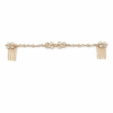 My Little Thieves Crystal Leaf Double Comb Gold | Kids Accessory - My Little Thieves