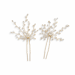 My Little Thieves Crystal Spray Hair Pin Set Gold | Kids Party - My Little Thieves