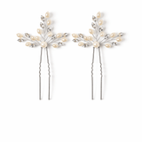My Little Thieves Pearl Silver Hair Pin Set | Special Occasion - My Little Thieves