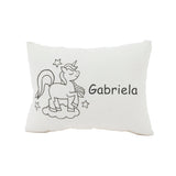 My Little Thieves Personalized Canvas Unicorn Diy Pillow - My Little Thieves