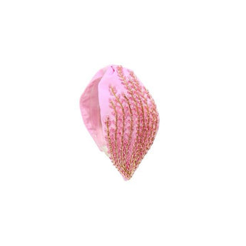 My Little Thieves Pink Gold Beaded Waves Headband | Kids - My Little Thieves