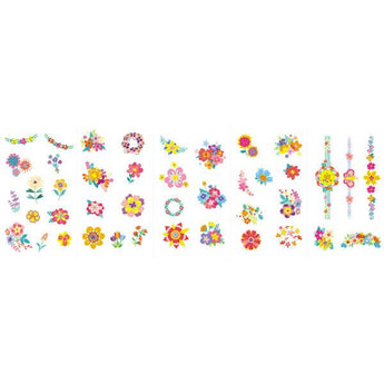 Nail Stickers and Tattoos - Flower - My Little Thieves