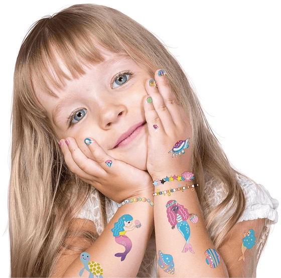 Nail Stickers and Tattoos - Mermaid - My Little Thieves