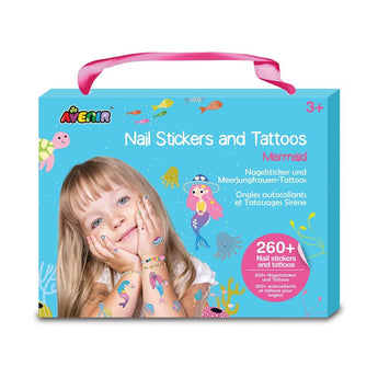 Nail Stickers and Tattoos - Mermaid - My Little Thieves