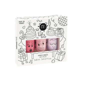 Nailmatic Trio Kids Non Toxic Nail Polish Set | 3 Pack Gift For Girls - My Little Thieves