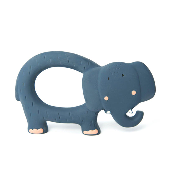 Natural Rubber Grasping Toy - Mrs. Elephant - My Little Thieves