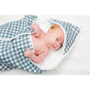 Navy Gingham Baby Hooded Towel - My Little Thieves