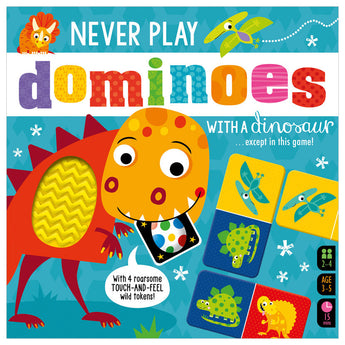 Never Play Dominoes with a Dinosaur - cover