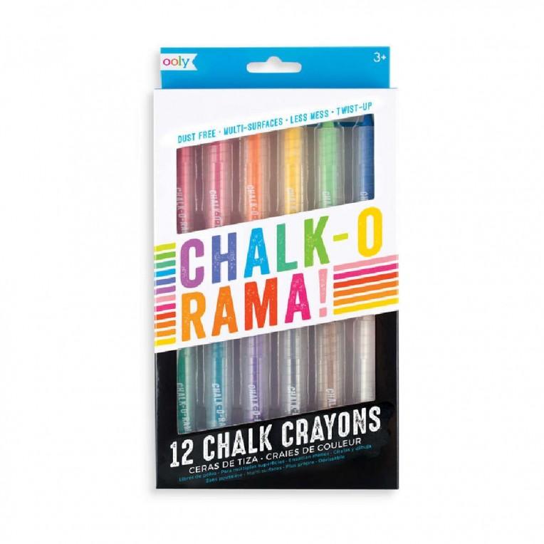  New Pkg Chalk-O-Rama Chalk Crayons-set of 12 - My Little Thieves