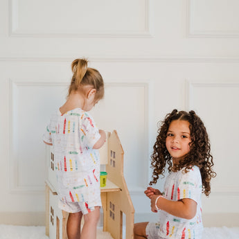 Nohm Alwan Short Sleeve Pyjama | Kids Colourful Sleepwear - My Little Thieves