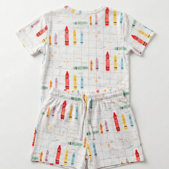Nohm Alwan Short Sleeve Pyjama | Kids Colourful Sleepwear - My Little Thieves