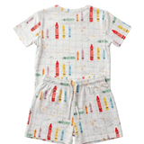 Nohm Alwan Short Sleeve Pyjama | Kids Colourful Sleepwear - My Little Thieves