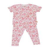 Nohm Amira Girls Short Sleeve Bamboo Pyjama Set | Princess Sleepwear - My Little Thieves