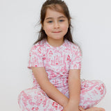 Nohm Amira Girls Short Sleeve Bamboo Pyjama Set | Princess Sleepwear - My Little Thieves