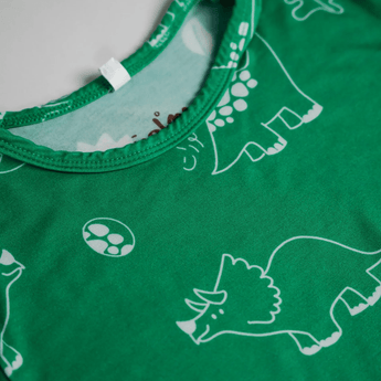 Nohm Dino Short Sleeve Pyjama | Kids Sleepwear - My Little Thieves