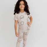 Nohm Sobh Short Sleeve Kids Bamboo Pyjama | Comfortable Sleepwear - My Little Thieves