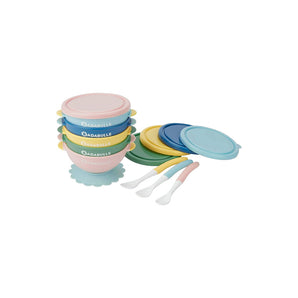 Badabulle Badabowls Non-Slip & Spoons Set