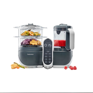Babymoov Nutribaby+ Food Processor - Industrial Grey
