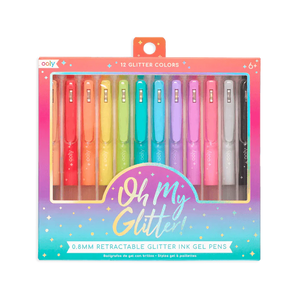 Oh My Glitter! Gel Pens - Set of 12 - My Little Thieves