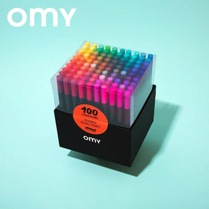 Omy Box Of 100 Markers | Markers & Highlighters - My Little Thieves