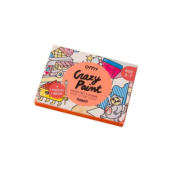 Omy Crazy Paint Kawaii & Atlas Ready To Paint Posters For Kids | Activity Books - My Little Thieves