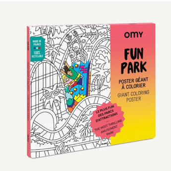 Omy Eco Friendly Kids' Colouring Posters | Fun Animal & Jungle Designs - My Little Thieves