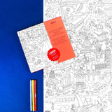 Omy Eco Friendly Kids' Colouring Posters | Fun Animal & Jungle Designs - My Little Thieves