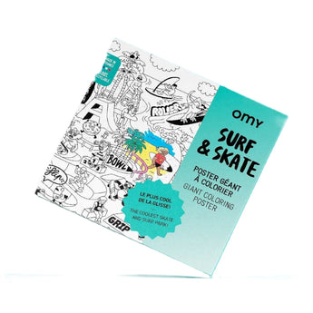 Omy Eco Friendly Kids' Colouring Posters | Fun Animal & Jungle Designs - My Little Thieves